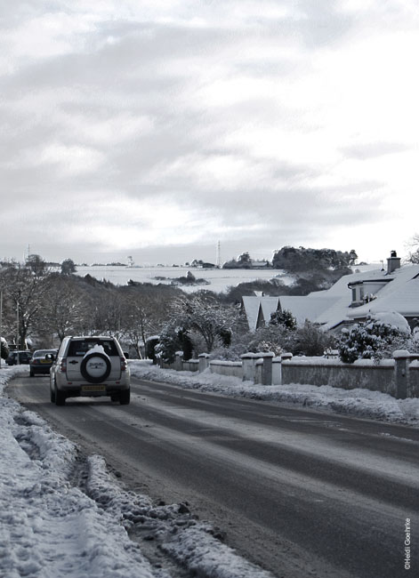 Inverness Wintry Road 1470